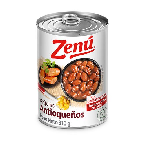 FRIJOLES ANTIOQUEÑOS ZENU x 310GR