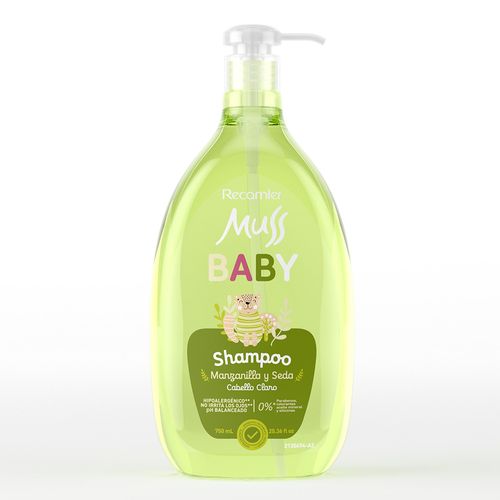 SHAMPOO MUSS BABY MANZANILLA*750ML