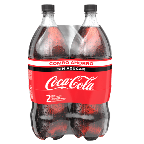 DUOPACK COCACOLA ZERO PET *2.5LT