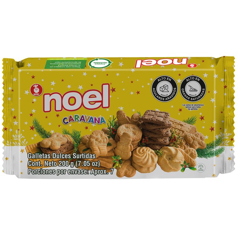 GALLETA PLEGADIZA NOEL CARAVANA x 200GR