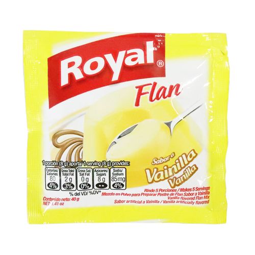FLAN  VAINILLA ROYAL  x 40G