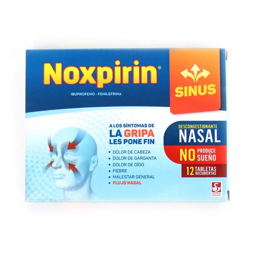 NOXPIRIN  SINUS TABLETAS   x 12UND