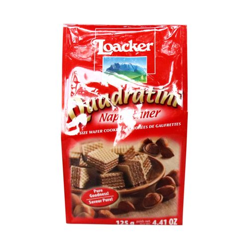 GALLETAS LOACKER QUADRATINI *125 GR NAP