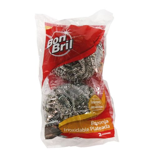 ESPONJA INOXIDABL PLATEA  x 2U BON BRIL