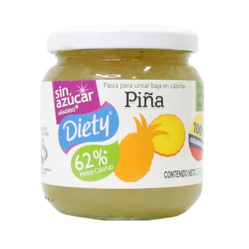 MERMELADA DIETY PIÑA  x 230GR