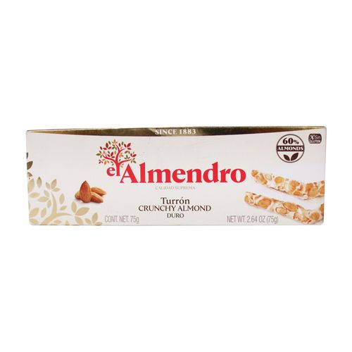 TURRON DURO EL ALMENDRO*75GR