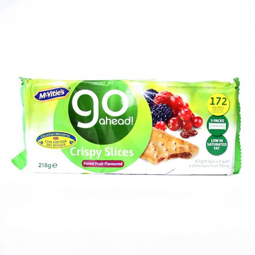 GALLETA  MCVITIES GO HEAD FRUIT 218gr