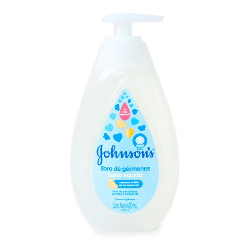 BAÑO LIQ LIBRE DE GERMENES JOHNSON*400ML