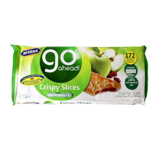 GALLETA MCVITIES GO HEAD APPLE 218gr