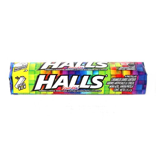 HALLS BARRA SURTIDO MIX 9S  x 25GR