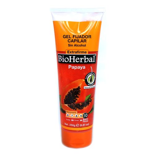 GEL FIJADOR BIOHERBAL E/ PAPAYA  x 250ML