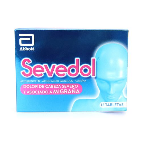 SEVEDOL  x 12 TABLETAS