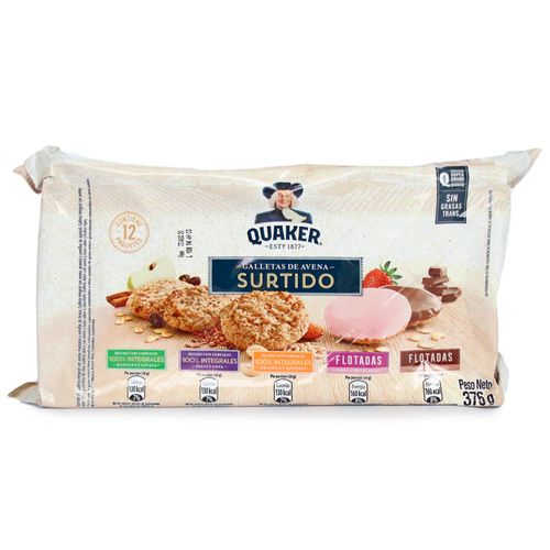 QUAKER AVENA SURTIDO x 12UND