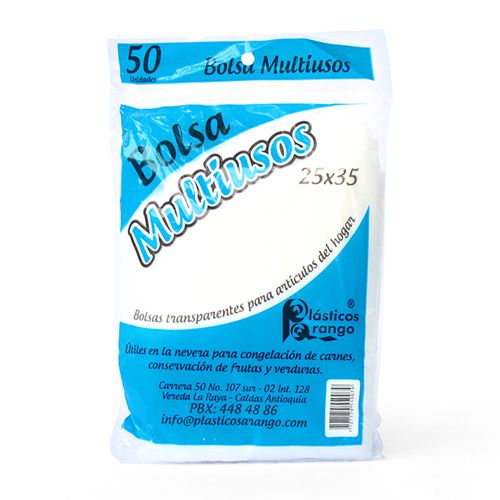 BOLSA MULTIUSOS 25X35CM x 50U