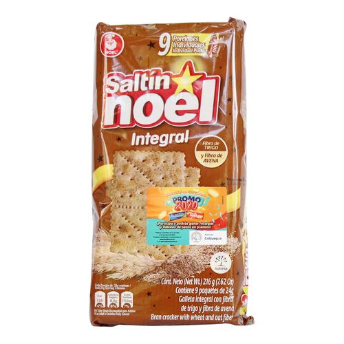 SALTIN NOEL DOBLE FIBRA x 9 UDS