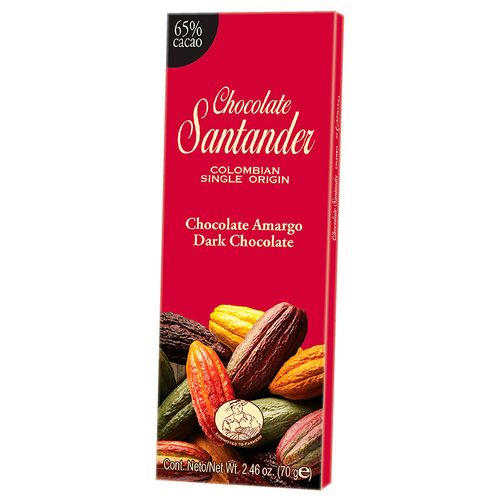 CHOCOLATE SANTANDER 65% 70gr