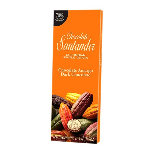 CHOCOLATE SANTANDER 70% 70gr