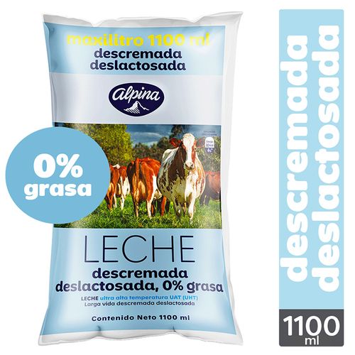 LECHE ALPINA DESLACT DESC BSA  x 1100ML