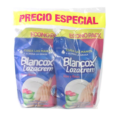 LOZA CREM LIQUIDO ALOE DOYPACK 2U*720ML