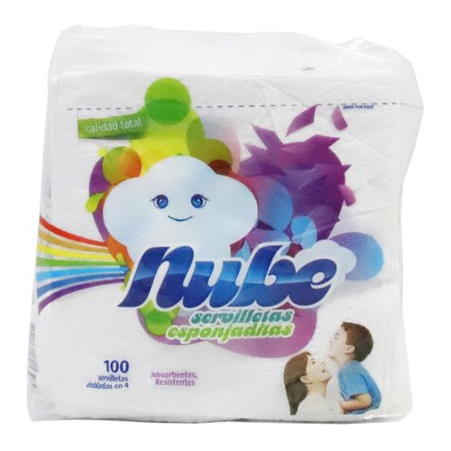SERVILLETA BLANCA NUBE  x  100UN