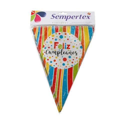 BANDEROLA MET MULTICOLOR x 1UND