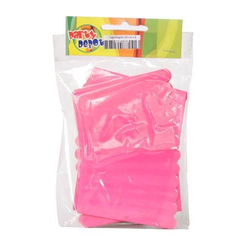 CAJA REGALO 10 CM COLOR   x  6