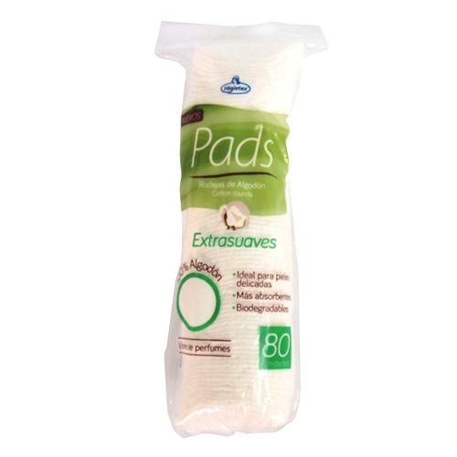 PADS ALGODON HIGIETEX*80 UND