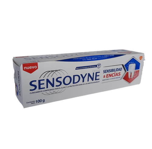 SENSODYNE SENSIBILIDAD Y ENCIAS*100GR
