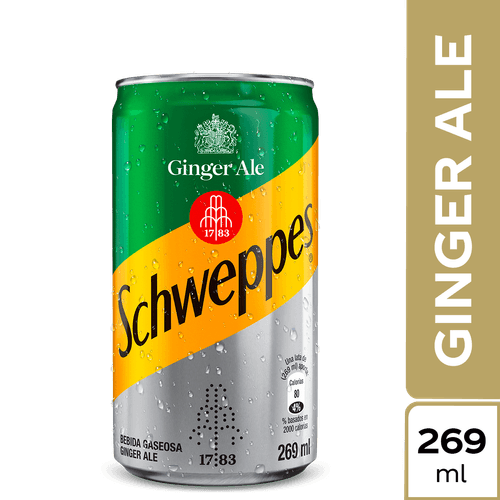 GINGER SCHWEPPES LATA x 269ML