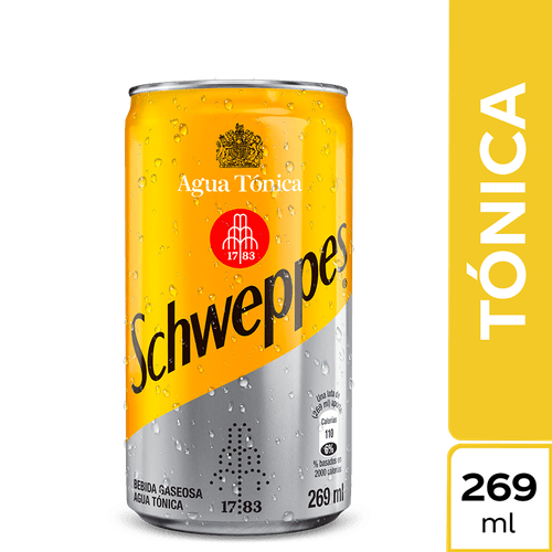 AGUA TONICA SCHWEPPES  x 269 ML