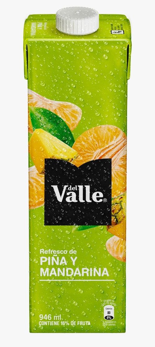 DEL VALLE FRUTAL MANDARINA-PIÑA x 946 ML