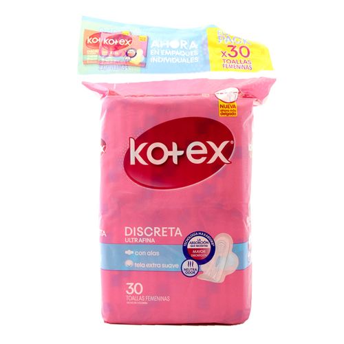 TH DISCRETA TELA DISPENS KOTEX  x 30UND