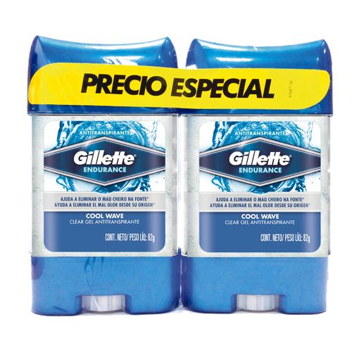 DEO GILLETE X2 CLEAR CW GEL  x 82GR