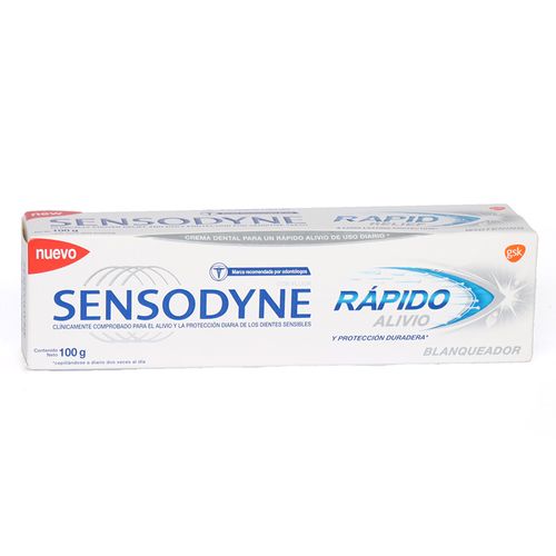 SENSODYNE RAPIDO ALIVIO BLANQUEADO*100GR