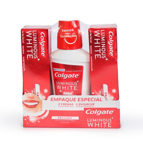 CREMA DENTAL LUMINOUS 2UND*75ML+ENJUAGUE