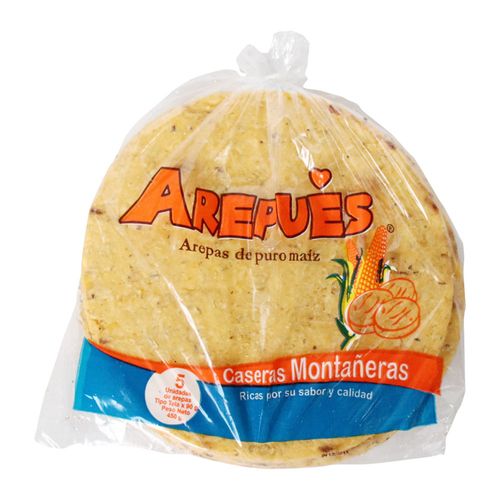 AREPA DE SANCOCHAO AREPUES X5 UN x 454GR