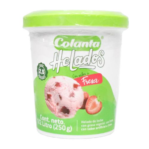 HELADO FRESA COLANTA*290 GR