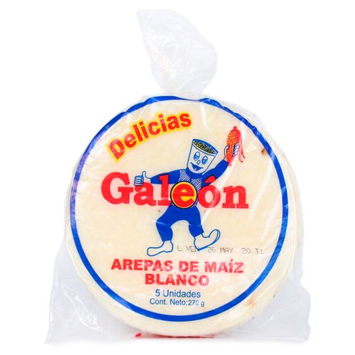 AREPA TELA BLANCA SUPER GALEON X5 UNDS