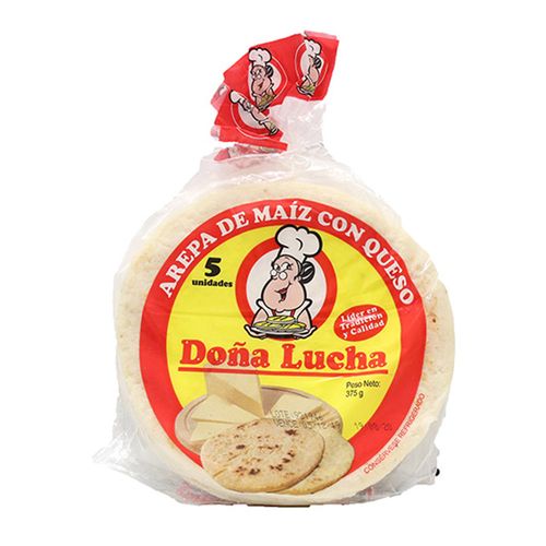 AREPA DE QUESO DOÑA LUCHA  x 375GR