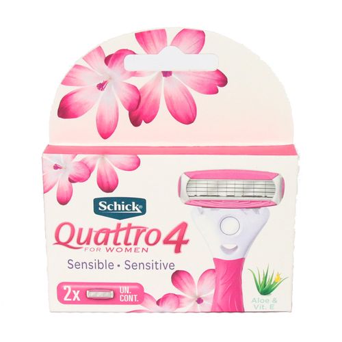 REPUESTO MAQUINA AFEITAR QUATTRO SHICKX2