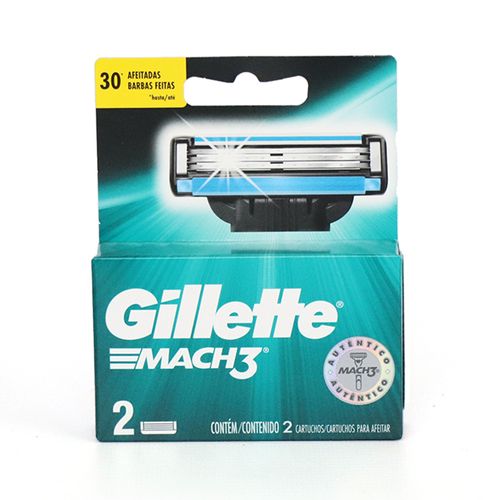 REPUESTO MACH3 GILLETE  x 2 UND