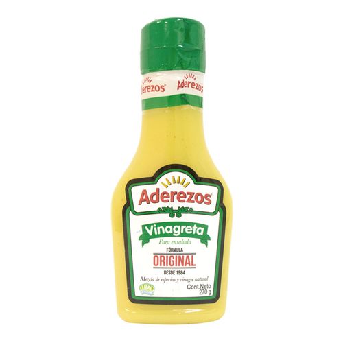 VINAGRETA FCO ADEREZOS  x 270GR