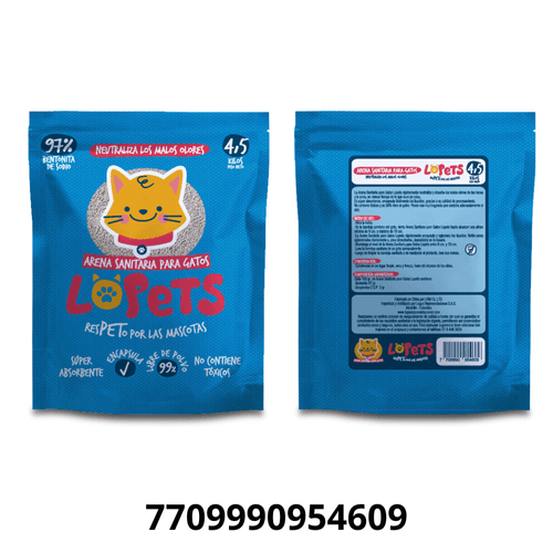 ARENA LOPETS GATO*4.5KG