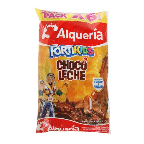 FORTKIDS LECHE SAB CHOCOLATE *180ML*6UND