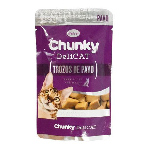 CHUNKY DELICAT TROZOS DE PAVO*80 GR