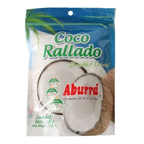 COCO RALLADO SIN AZUCAR  ABURRA x 100GR