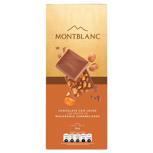 MONTBLANC CHOCO DE LECHE CON MACADAMIA
