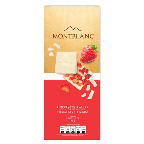 MONTBLANC CHOCOLATE BLNC TRZ FRESA