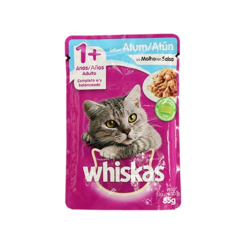 WHISKAS POUCH SABOR A ATUN  x 85GR