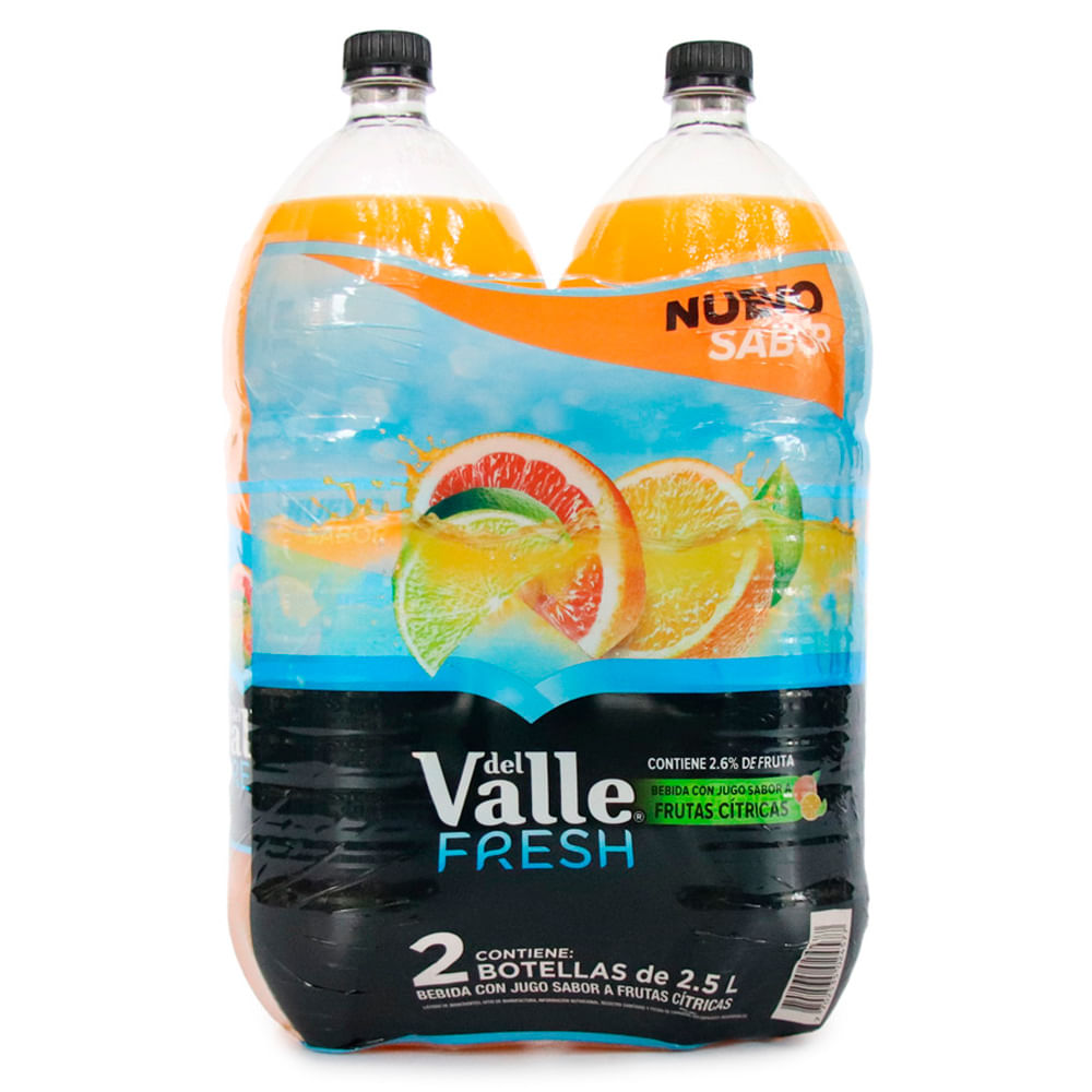 DUO PACK DEL VALLE FRESH NARANJA* 2.5 LT